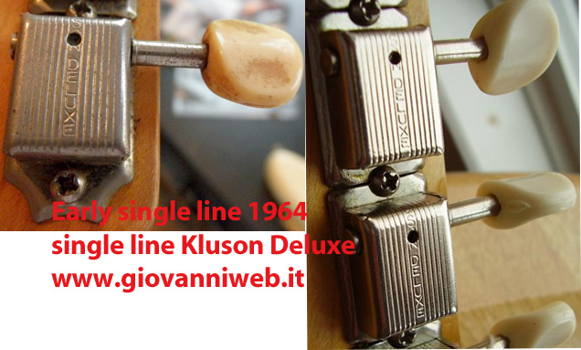 Early Single LIne Kluson Deluxe (1964)