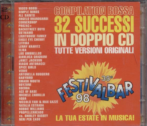 FestivalBar 1998 2cd Compilation Rossa